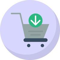 Cart Arrow Down Vector Icon Design