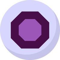 Octagon Vector Icon Design