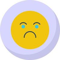 Frown Vector Icon Design