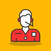 Customer Service Vector Icon Design