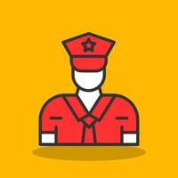 Security Guard Vector Icon Design