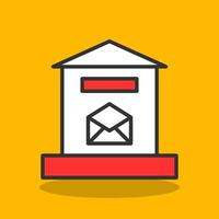Letter Box Vector Icon Design