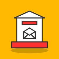 Letter Box Vector Icon Design