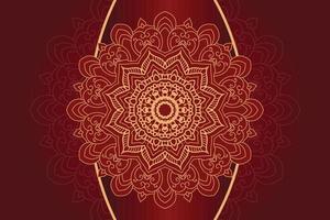 Luxury mandala background design vector