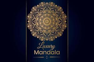 Luxury mandala background design vector