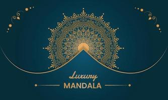 Luxury mandala background design vector