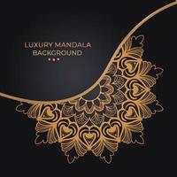 luxury ornamental mandala design background vector