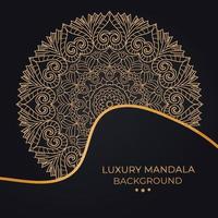 luxury ornamental mandala design background vector