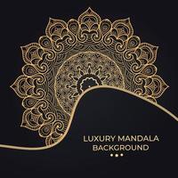 luxury ornamental mandala design background vector