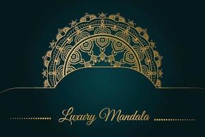 luxury ornamental mandala design vector