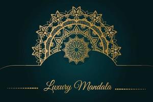 luxury ornamental mandala design vector