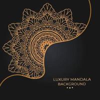 diseño de mandala ornamental de lujo vector