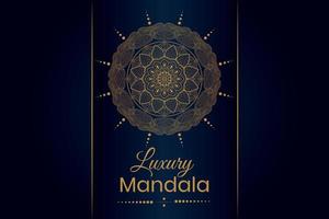 luxury ornamental mandala design vector