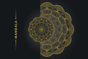 luxury ornamental mandala design vector