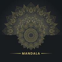 diseño de mandala ornamental de lujo vector