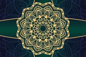 Luxury mandala background design vector