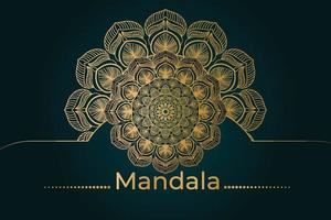 Luxury mandala background design vector