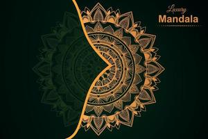 Luxury mandala background design vector