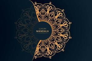 luxury ornamental mandala design background vector