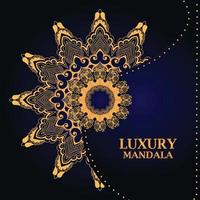 luxury ornamental mandala design background vector