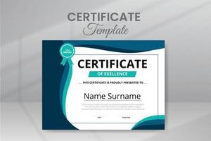 Modern Certificate Template vector