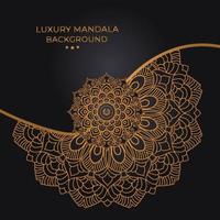 luxury ornamental mandala design vector