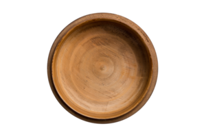 Brown bowl isolated on a transparent background png