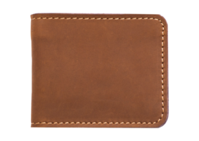 Brown wallet isolated on a transparent background png