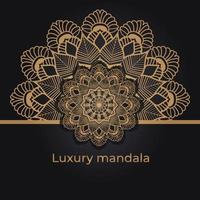 Luxury mandala background design vector