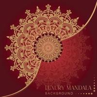 Luxury mandala background design vector