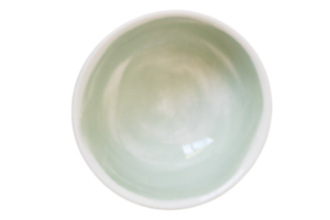 White bowl isolated on a transparent background png