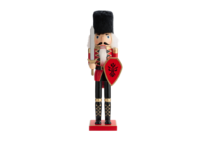 Red nutcracker isolated on a transparent background png
