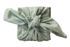 Green gift box isolated on a transparent background png