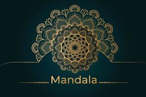 Luxury mandala background design vector