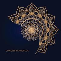 Luxury mandala background design vector