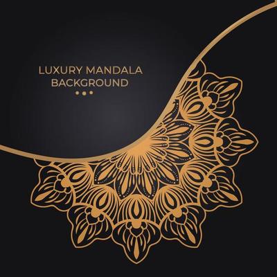 Luxury mandala background design