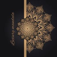 Luxury mandala background design vector