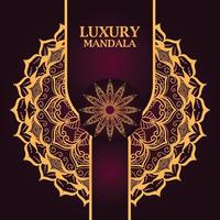 luxury ornamental mandala design background vector