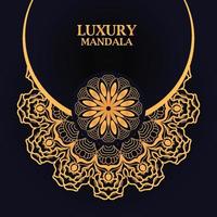 luxury ornamental mandala design background vector