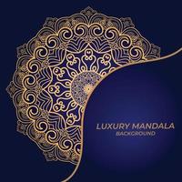 luxury ornamental mandala design background vector