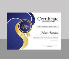 Modern Certificate Template vector