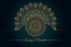 luxury ornamental mandala design vector