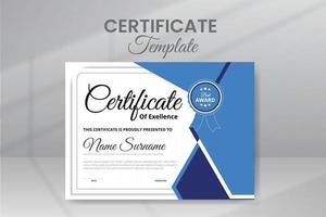 Modern Certificate Template vector