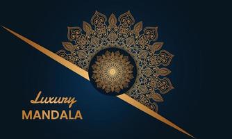 diseño de mandala ornamental de lujo vector