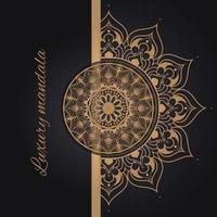 Luxury mandala background design vector