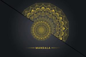 Luxury mandala background design vector