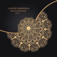 luxury ornamental mandala design background vector