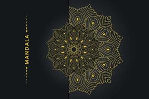 diseño de mandala ornamental de lujo vector