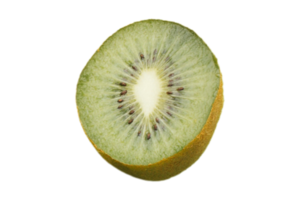 halv kiwi frukt isolerat på en transparent bakgrund png