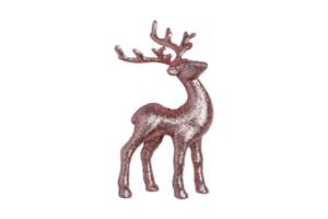 Pink reindeer isolated on a transparent background png